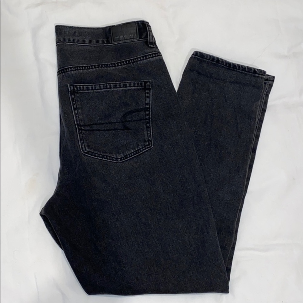Black AE Mom jeans